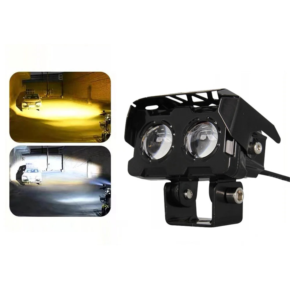 W65 Waterproof Motorcycle LED Headlight Super Bright Spotlight Fog Lamp - 1