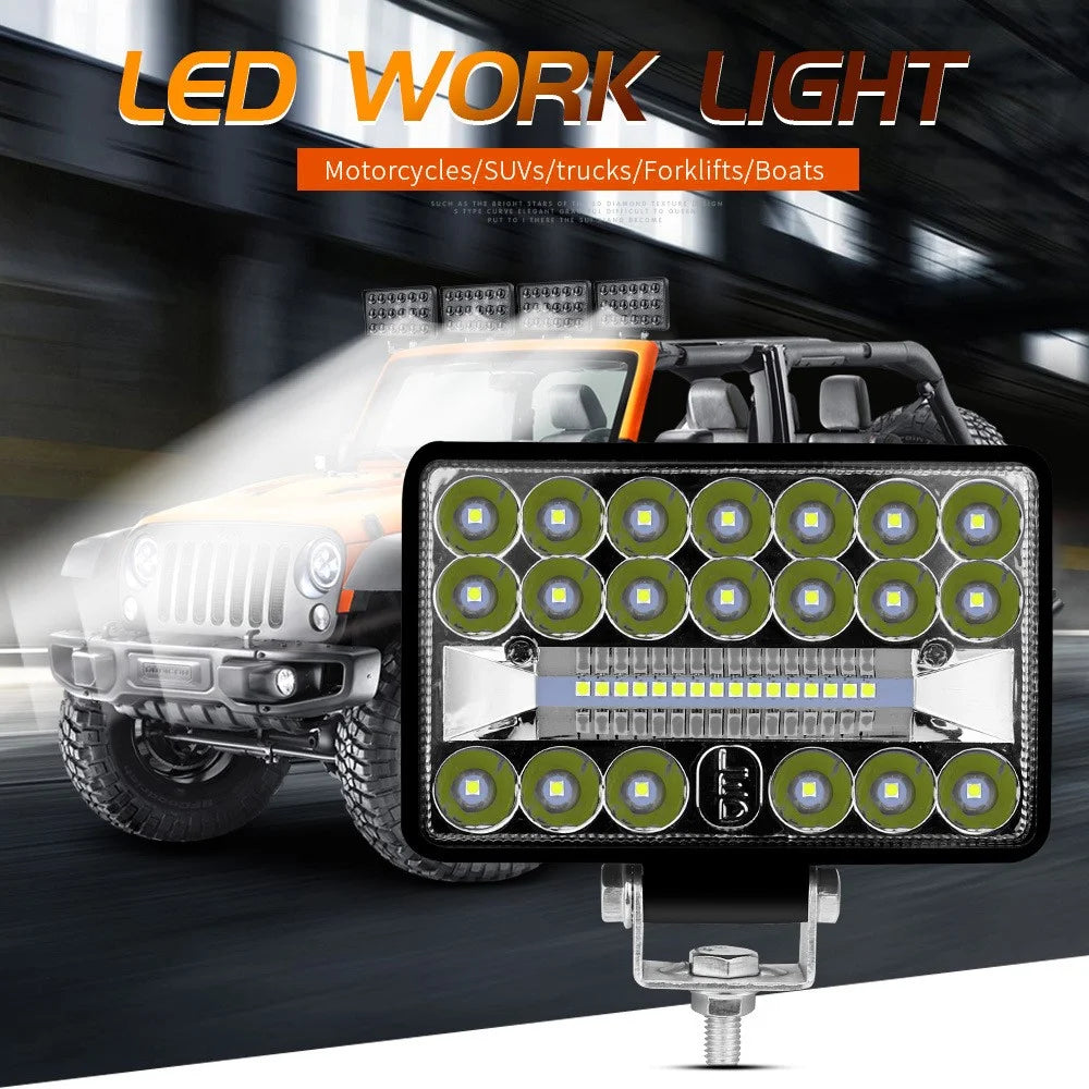 4-inch 36LED Car SUV Off-Road 108W Spotlight Floodlight Waterproof Vehicle Driving Headlight - 2