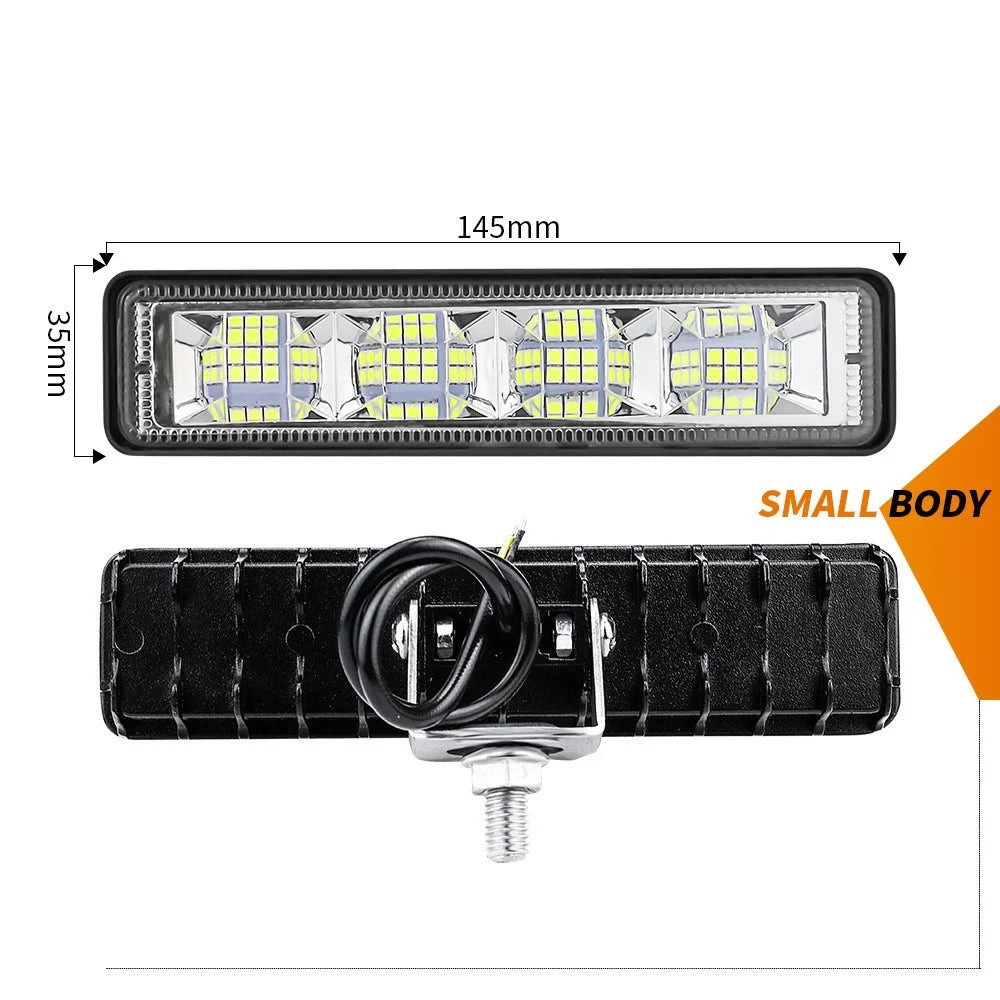 24LED Car SUV Off-Road Floodlight Bar Lamp Waterproof Vehicle Bright Flood Light - 7