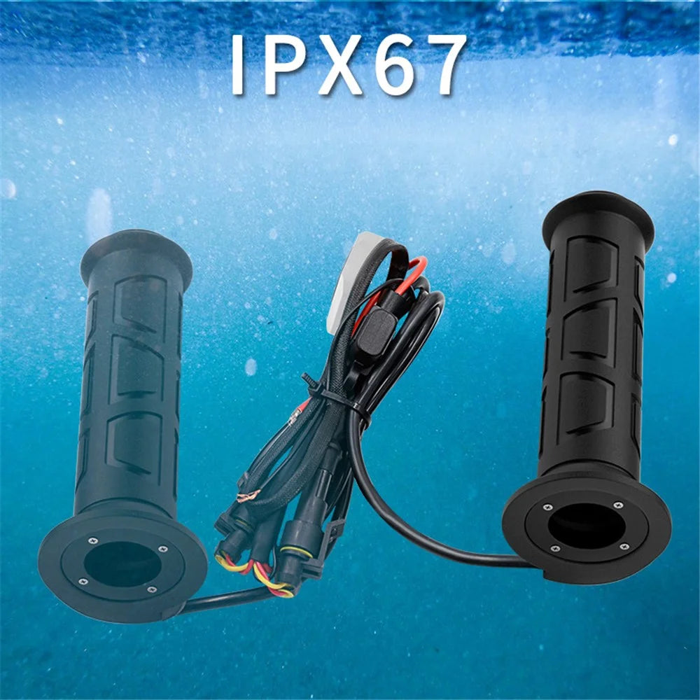 WUPP CSZH-983F2 1 Pair ATV Heated Handlebar Grips 3 Temperature Electric Heated Handle - 3