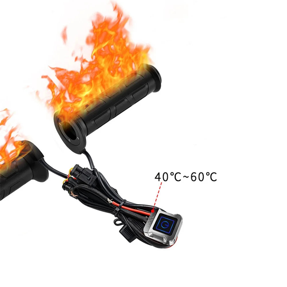WUPP CSZH-983F2 1 Pair ATV Heated Handlebar Grips 3 Temperature Electric Heated Handle - 4