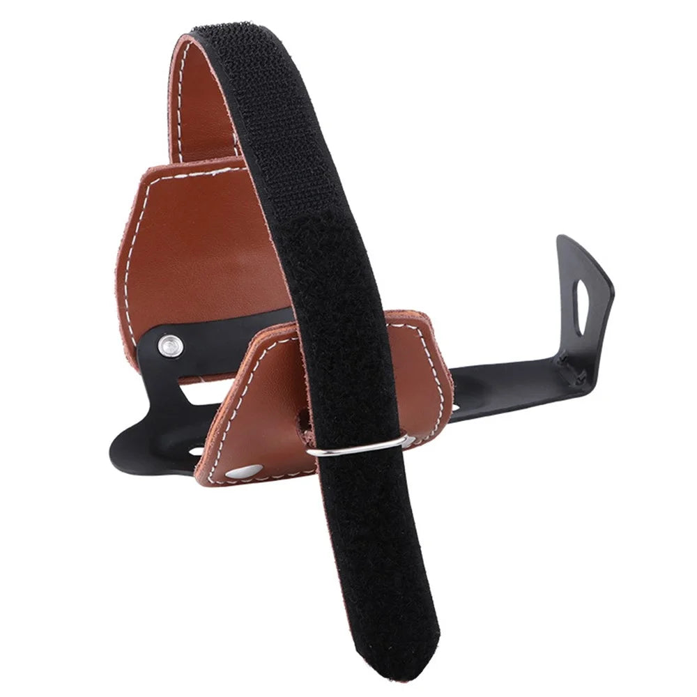 ODI Genuine Cow Leather Bottle Cage Bike Mount Water Bottle Holder, with Screw - Brown - 3