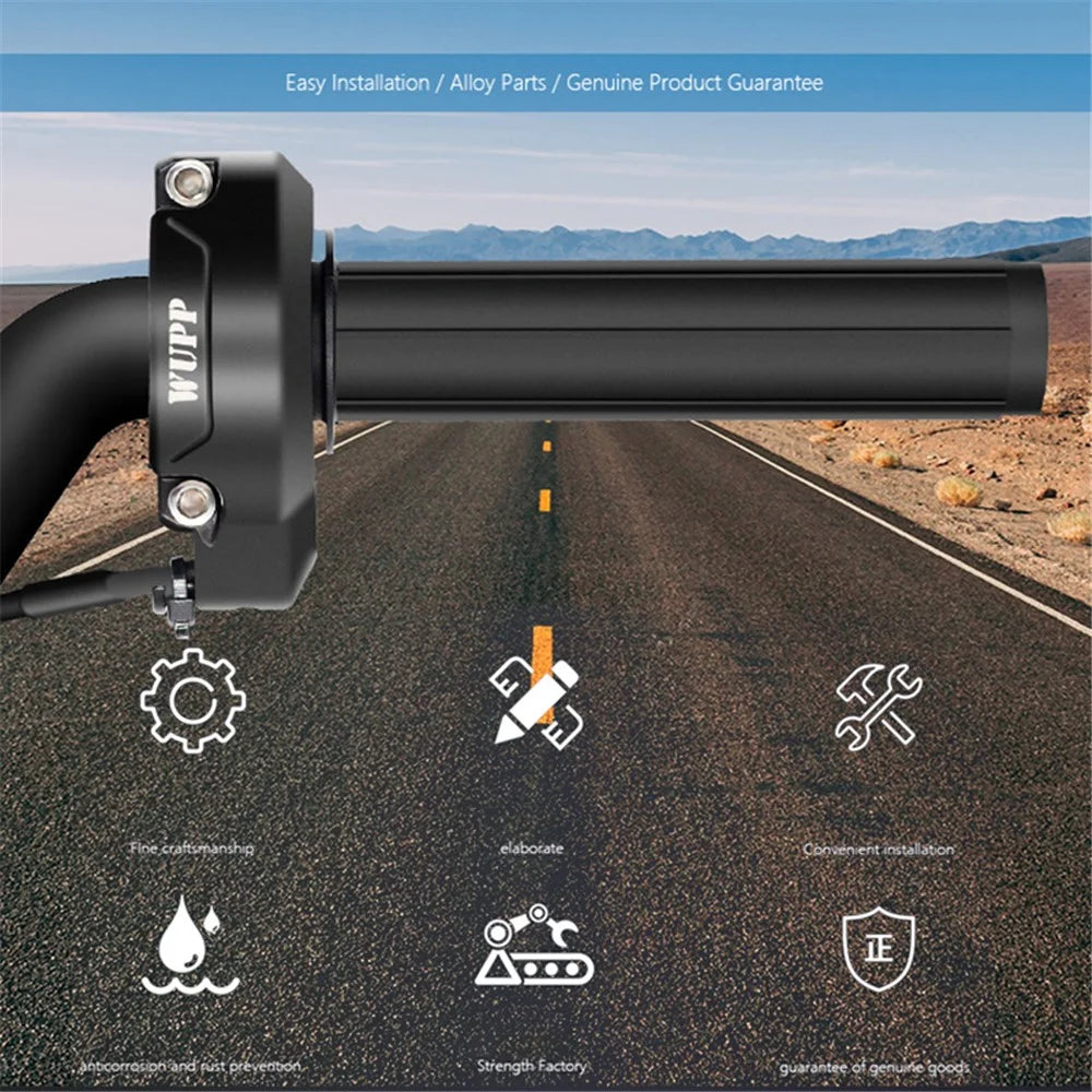 WUPP CS-1855A1 Handlebar Assembly Kit for Electric Bike Throttle Core Replacement Part, Type A - 2