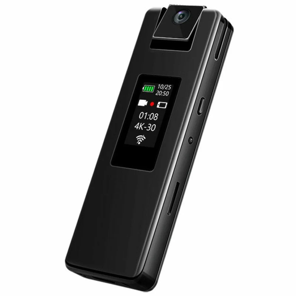K68 HD 4K Body Camera High Capacity Video Recorder 180° Rotation Len Motion-Detection Action Camera - 2
