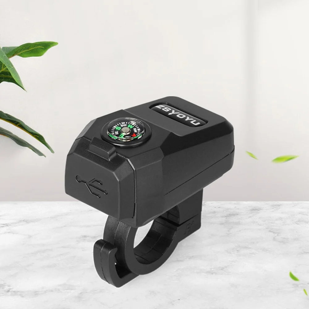 ZSYOYU ECAC Waterproof Electric Bicycle Phone Charger Dust-proof Fast Charging USB Charger for E-Bike Motorcycle - 2