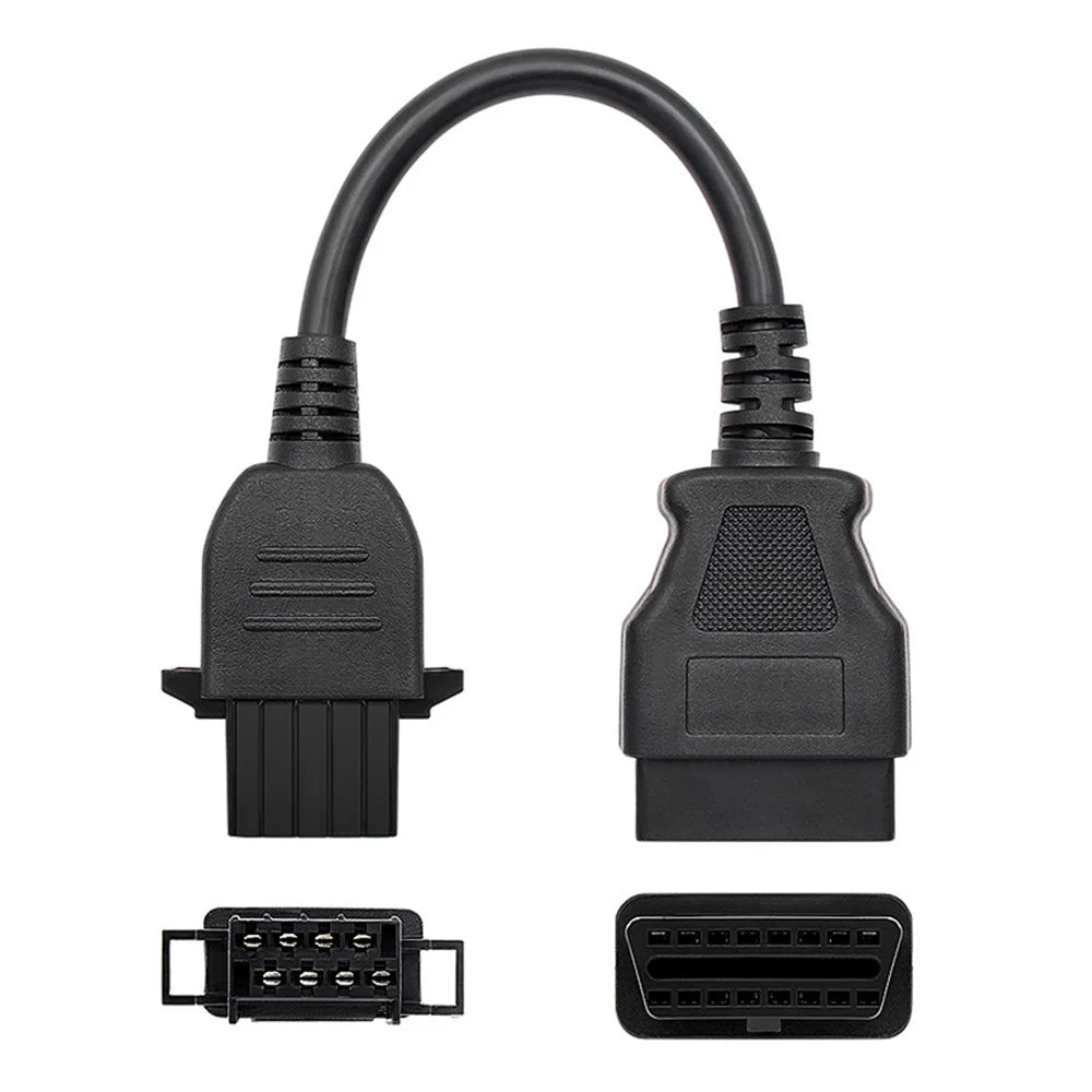 8 Pin to 16 Pin OBD2 Diagnostic Connector Adapter Cable for Volvo Trucks TCS Diagnostic Tool - 2