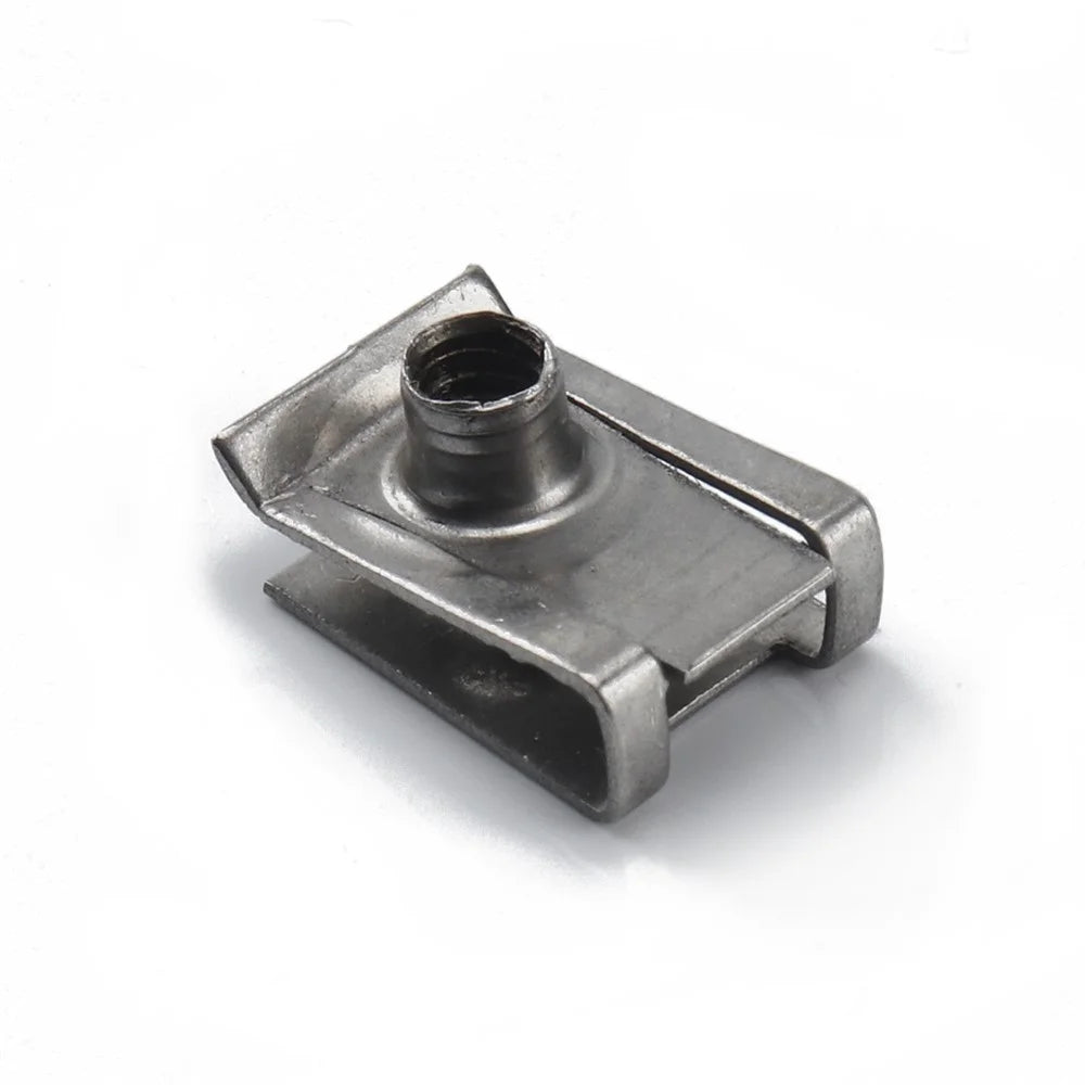 A2706 200Pcs M4 M5 M6 M8 Assorted Quick Clip Fastener U Nut and Bolt with Box - 2