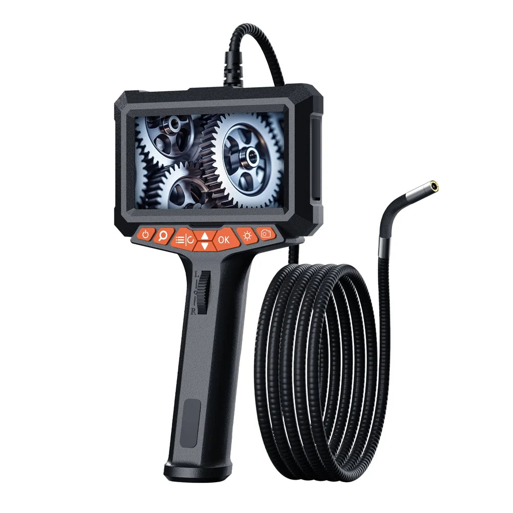 P370 1m Flexible Tube 6mm Lens Borescope 360 Degree Rotatable 5 Inch HD Screen Waterproof Endoscope Camera - 1