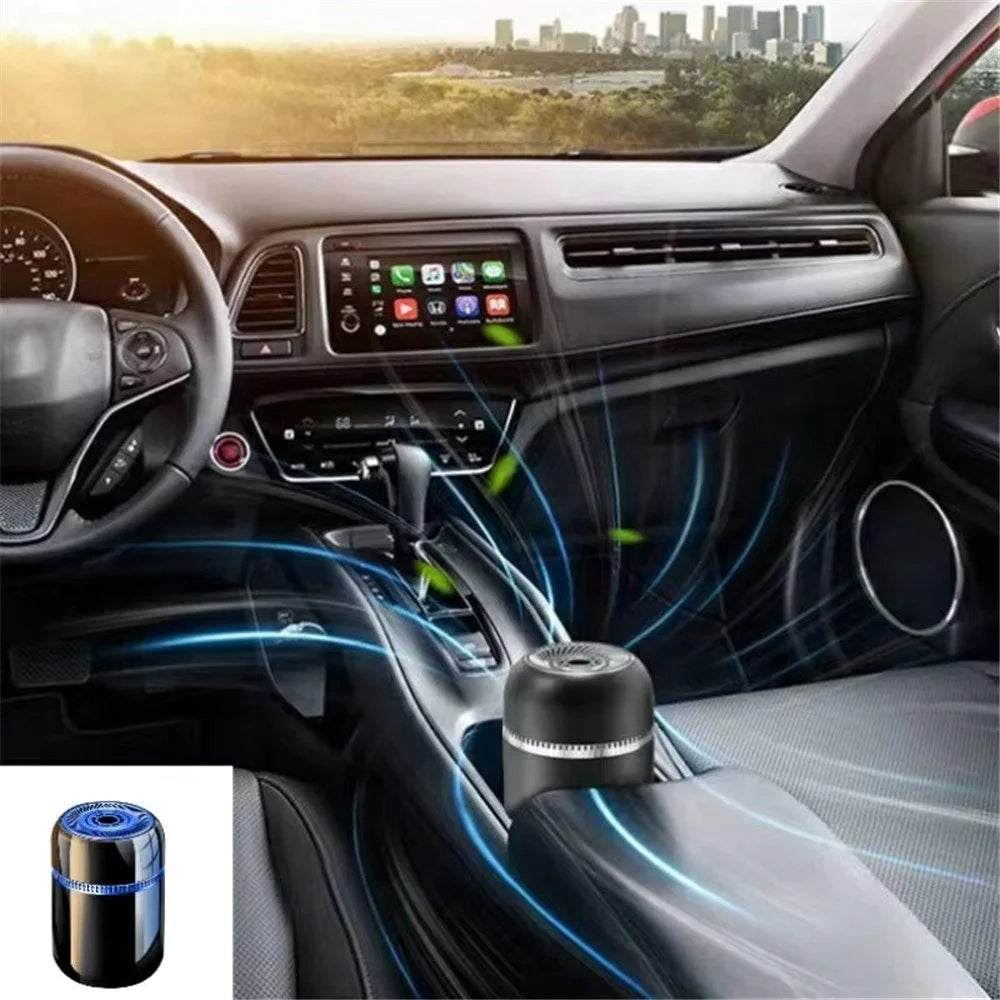 Home Car Solid Perfume Round Ornament Toilet Room Vehicle Air Freshener Solid Perfume - Lemon - 4