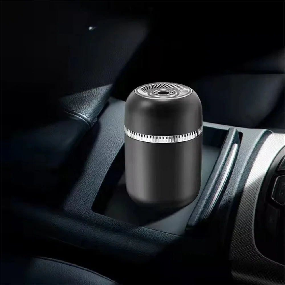Home Car Solid Perfume Round Ornament Toilet Room Vehicle Air Freshener Solid Perfume - Lemon - 7