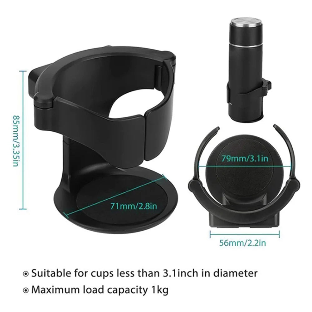 Car Air Vent Mount Water Cup Holder ABS Vehicle Air Outlet Cup Bottle Ashtray Bracket - 7