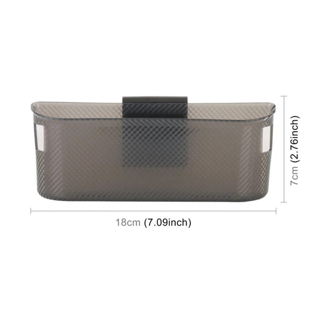 3R 2105 18x3x7cm Car Storage Box Silicone+ABS Phone Card Coin Organizer Case - 5