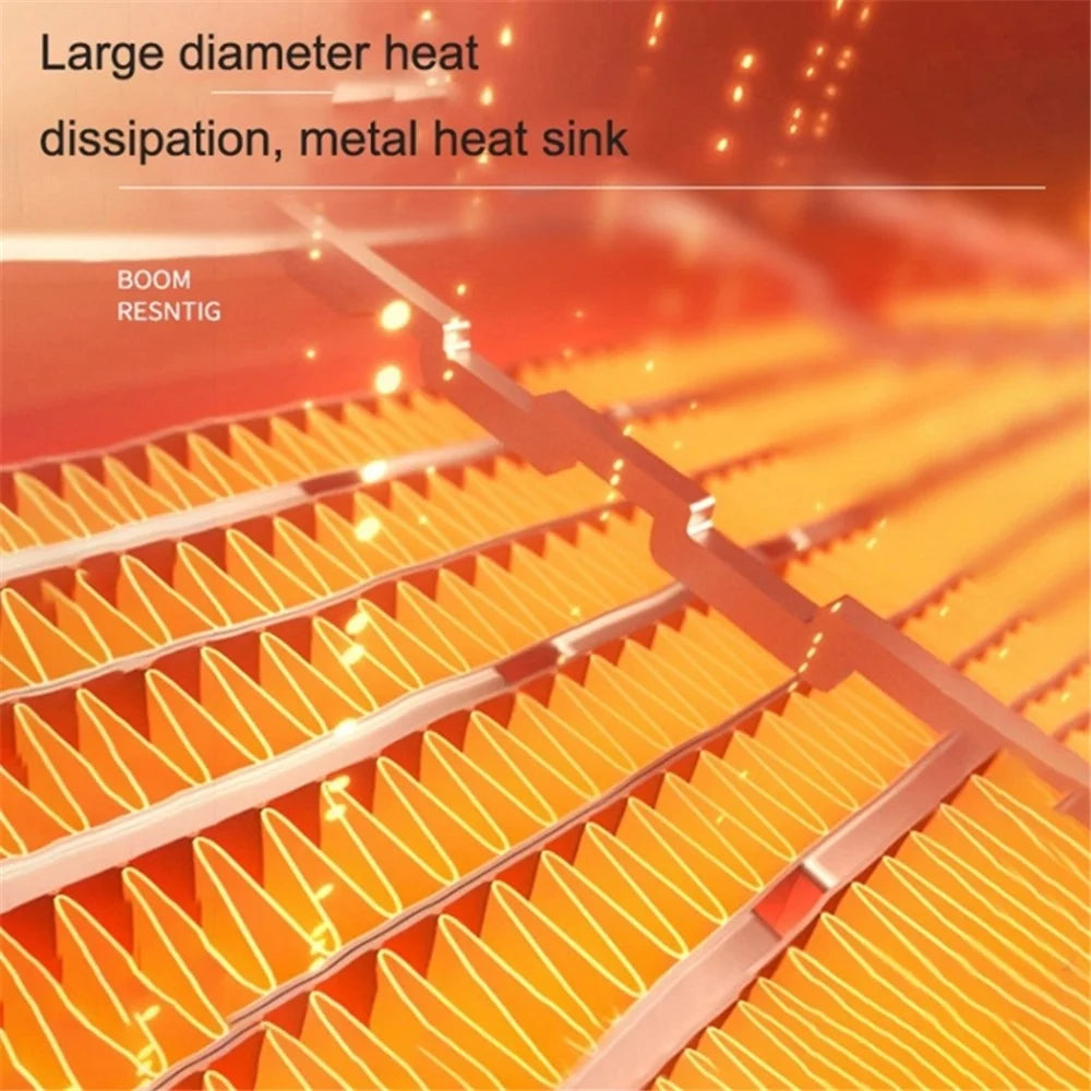 FL-002 24V Mini Car Windshield Defrosting Defogging Heater Winter Vehicle Interior Heating Fan - Black - 2
