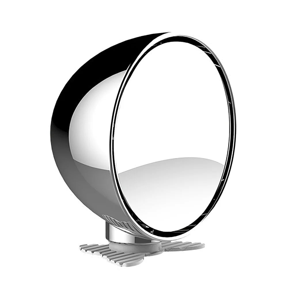 3R 044 65mm Car Blind Spot Mirror Safety Driving Wide Angle 360 Degree Adjustable Clear Rearview Mirror - Silver - 1