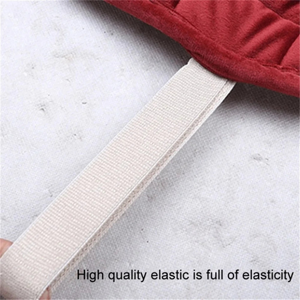 Non-slip Winter Car Front Seat Cover Pad Universal Warm Velvet Cushion with Pocket - Beige - 4