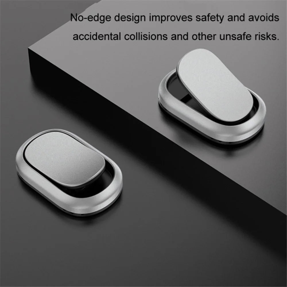 2PCS Car Mini Hook Adhesive Metal Hanger for Key, Purse, Headphone, Charging Cable - 2