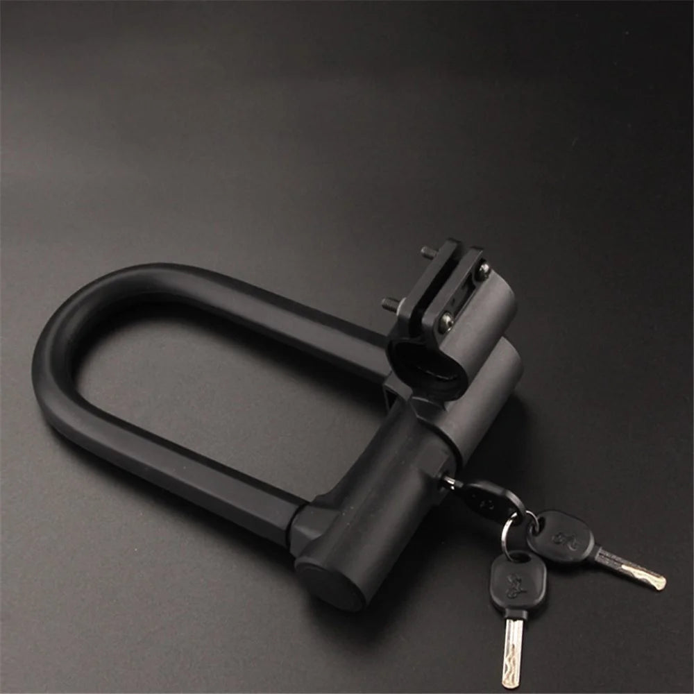 PL-G1L Bike U Lock IP65 Waterproof Bicycle Lock with Security Steel Cable / Mounting Bracket / Keys for Bicycle Motorcycle - 6