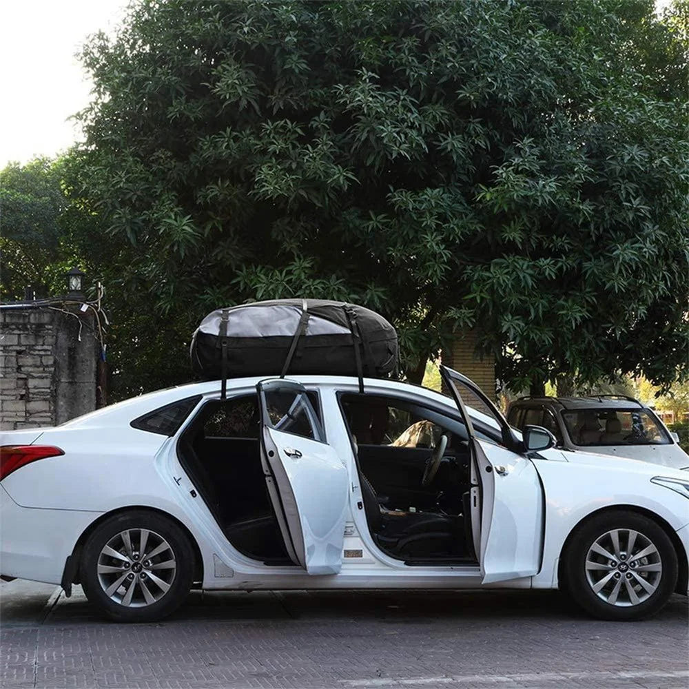 160x110x45cm TJF125222 Car Rooftop Cargo Carrier Bag Waterproof Cargo Roof Bag Rooftop Carrier, Size: L - 2