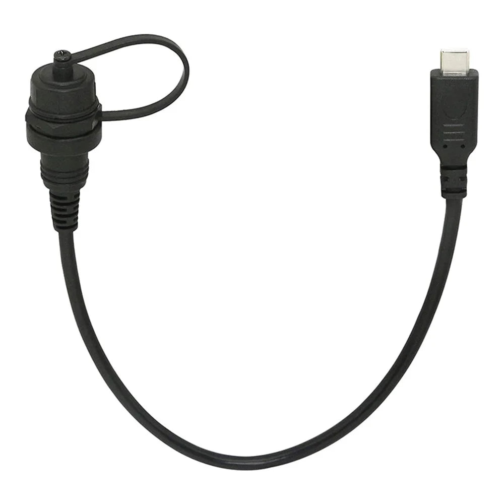 1m PC Extension Cable USB C 2.0 Male to Female Adaptor Cord Dashboard Data Cable for Desktop Computer Support Charging Data Sync - Black - 5