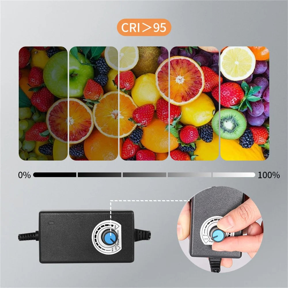 100cm Photo Studio Light Box Kit Photography Shooting Tent with LED Lights Backgrounds - US Plug - 2