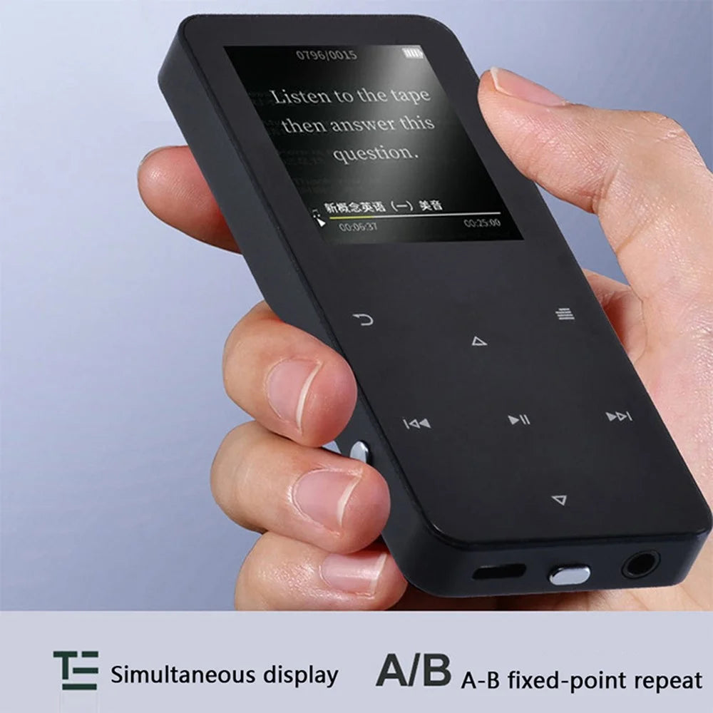 S308 64GB TF Card Touch Screen MP3 Sound Recorder Music Video MP4 Player with Dictionary (No Bluetooth-compatible Function) - Silver - 5
