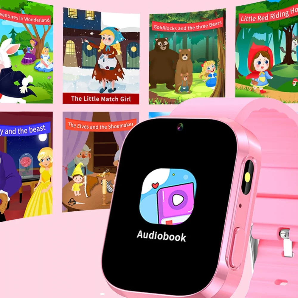 A21 1.5 Inch Touch Screen Kids Smart Watch with 30 Games Pedometer Habit Tracking Camera Watch - Pink - 7