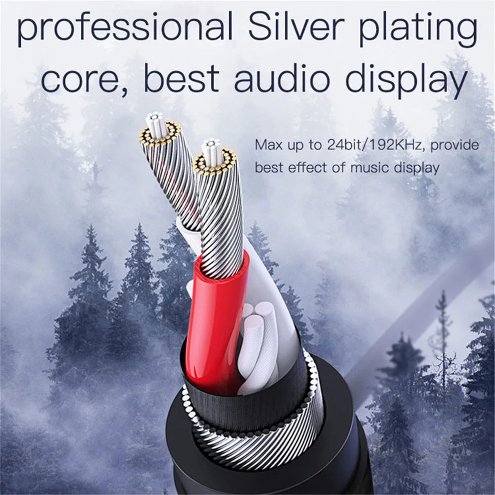 YESIDO 1m YAU14 3.5mm Male to Male Audio Cable for Car Stereo Phone Speaker MP3 Player - 2