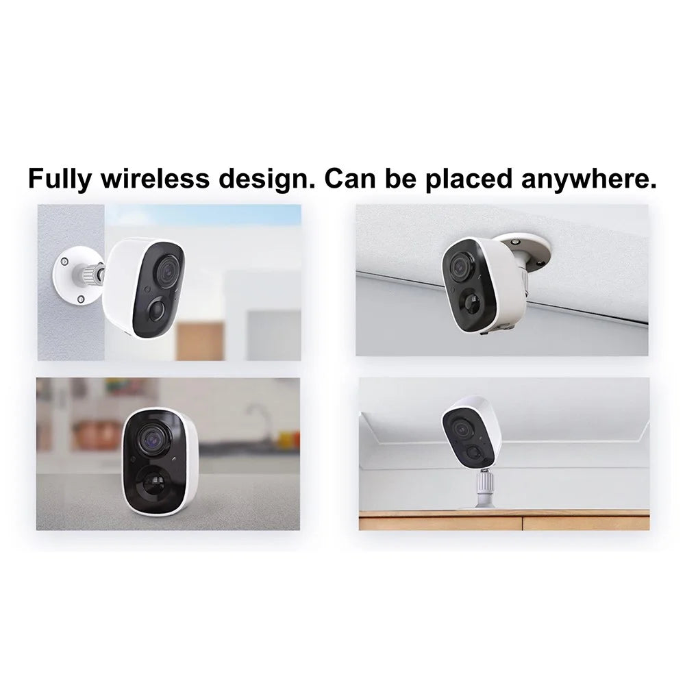 HUBVIEW CG6 IP65 Waterproof Outdoor Surveillance Camera Remote Baby Monitor, with 64GB Memory Card - 4