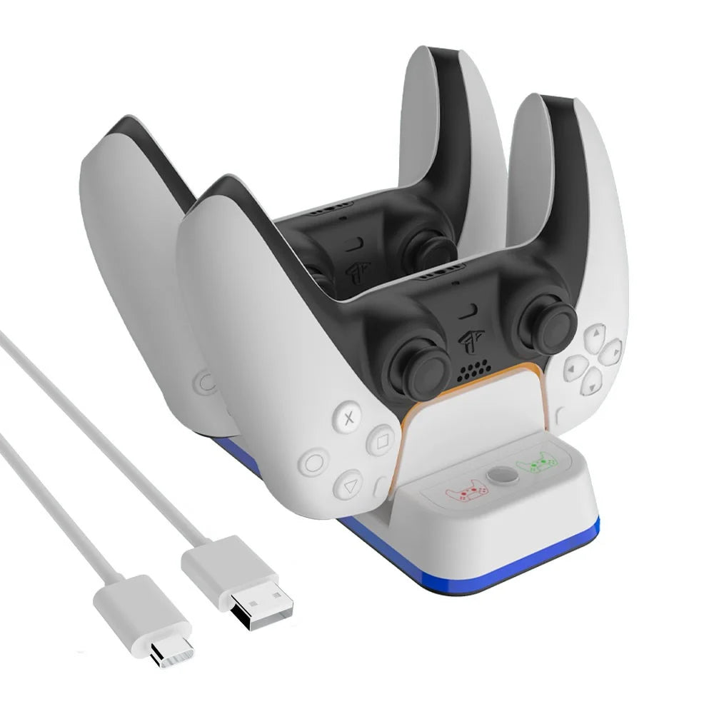 JYS-P5116 Dual USB Type-C Charging Dock with LED Indicator for Sony Playstation 5 Controller - 1