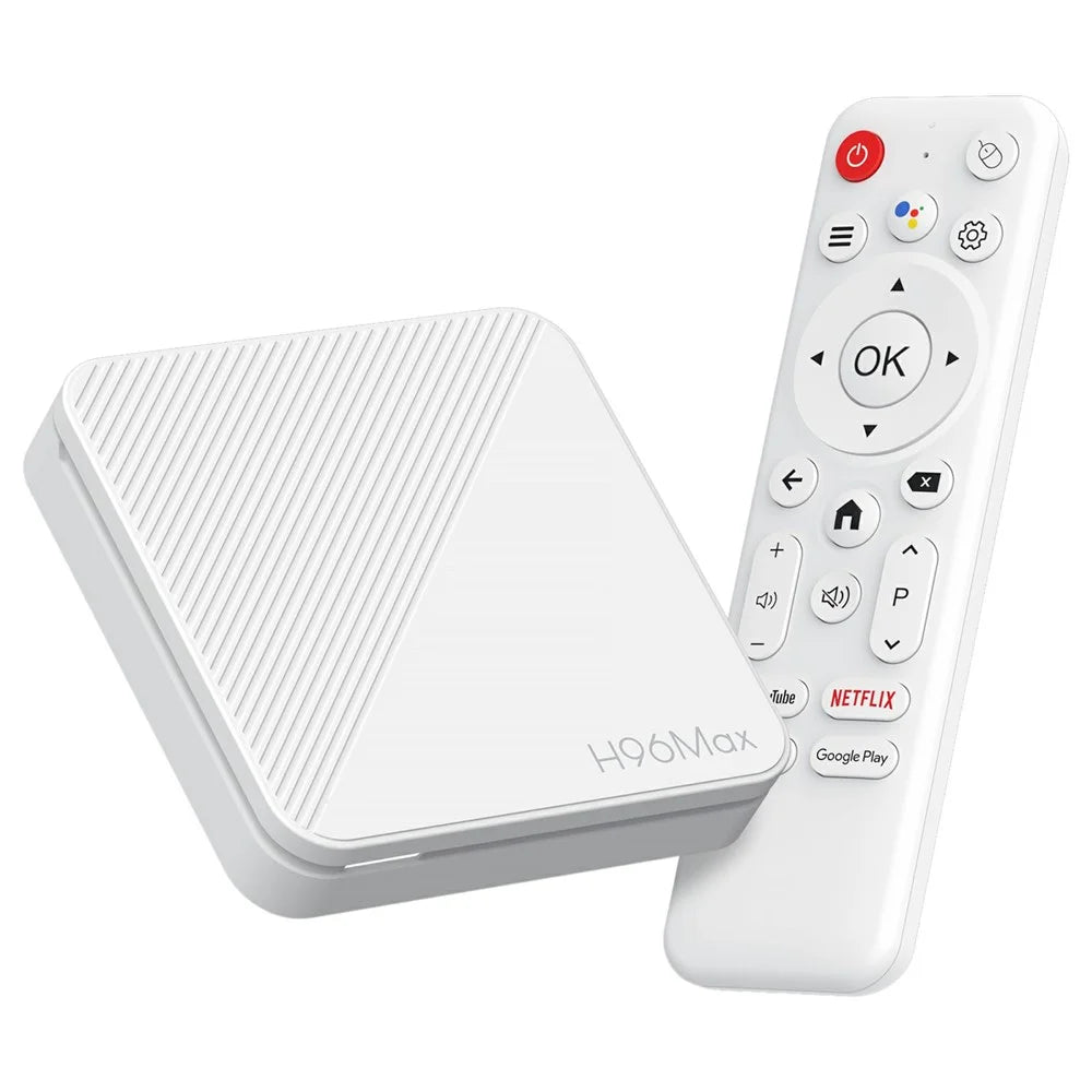 H96Max H313 2+16GB Android TV Box WiFi 6 Bluetooth-Compatible 4K Ultra HD Streaming Device - US Plug - 1