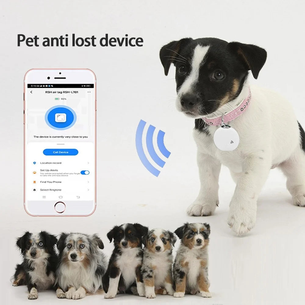 LT01 Android Bluetooth-Compatible Tracker Smart Two-Way Finder Key Locator Item Finder Compatible with Tuya Smart App - White - 6