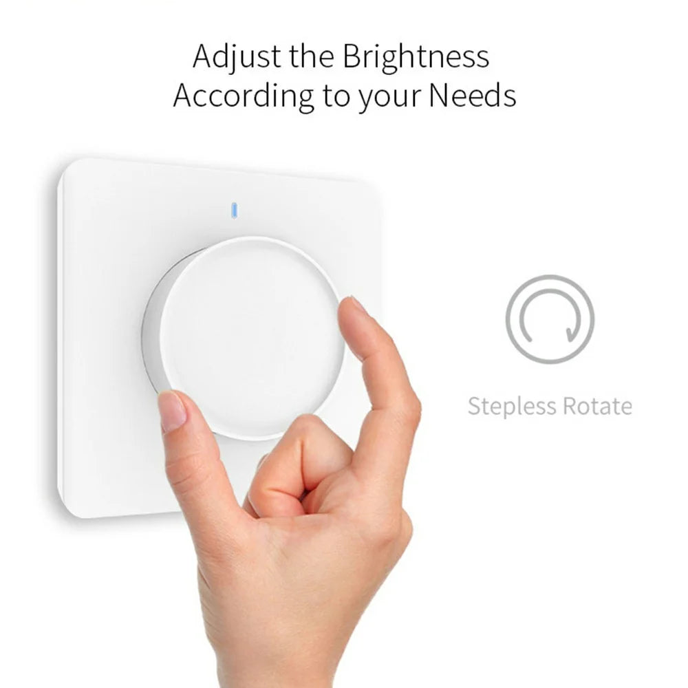 RD01 WiFi LED Dimmer Control Panel Rotary Switch Knob Light Brightness Adjuster - 6