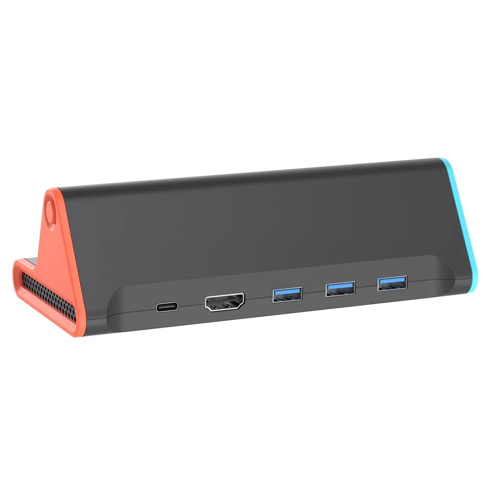 HONSON HS-SW2028 For Nintendo Switch 2 4K / 60Hz Mini HD Video Converter Dock PD Charging with 3 USB 3.0 Ports (No Ethernet Port) - 2
