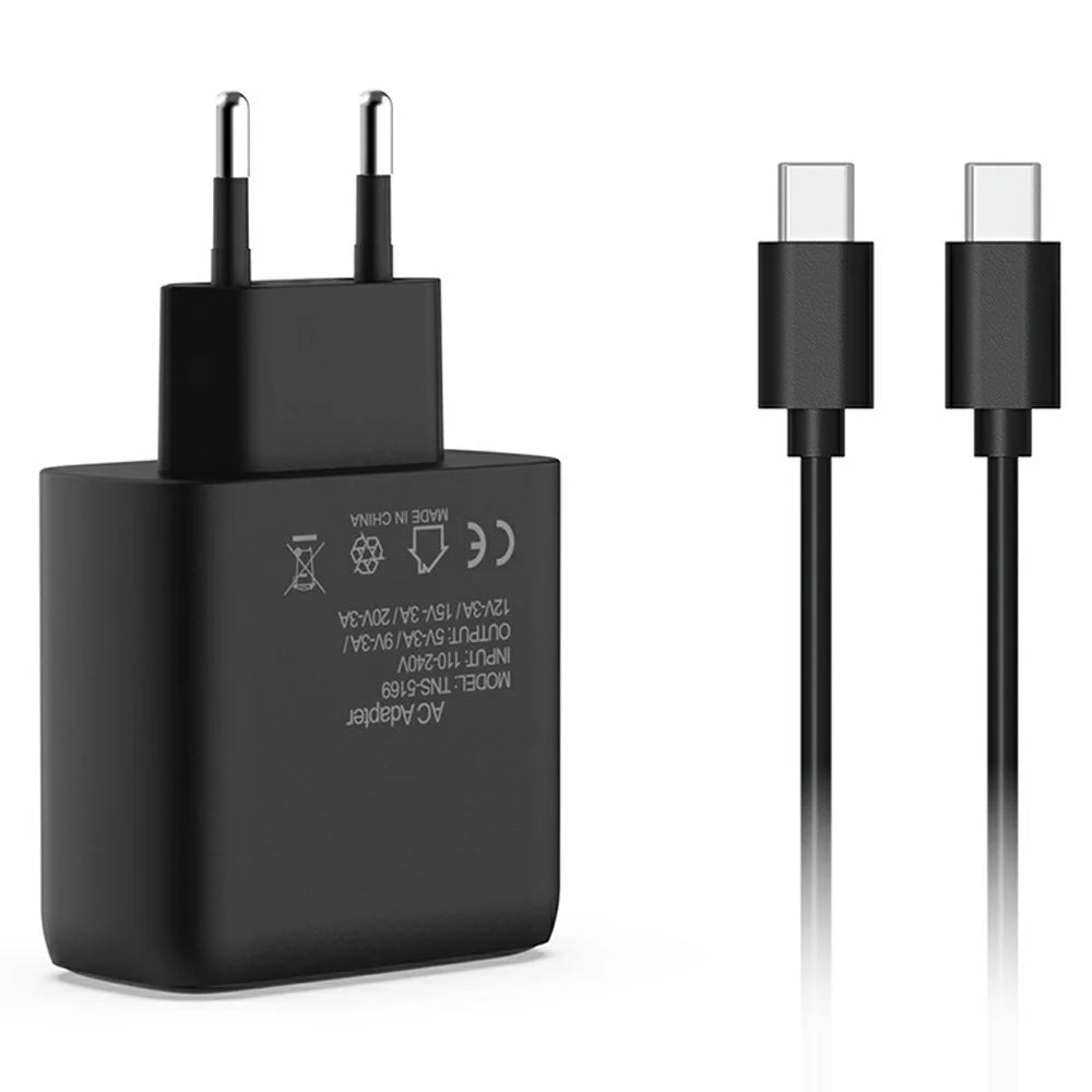 DOBE TNS-5169 EU Plug 60W Fast Charger for Nintendo Switch 2  /  Switch OLED  /  Switch Console Type C Power Adapter with Cable - 1