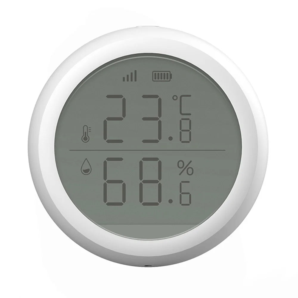 HS03 ZigBee Smart Temperature Humidity Sensor Indoor Thermometer Hygrometer with Alert for Remote Monitoring - 2