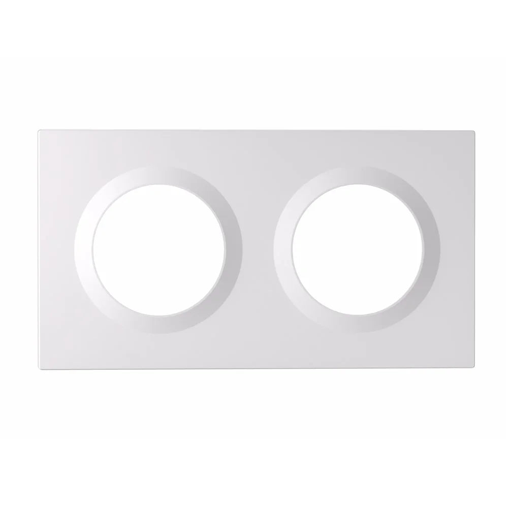 SONOFF EF2G 2-Gang Wall Switch Frame Plastic Junction Box Module Enclosure, 157x86mm - 2