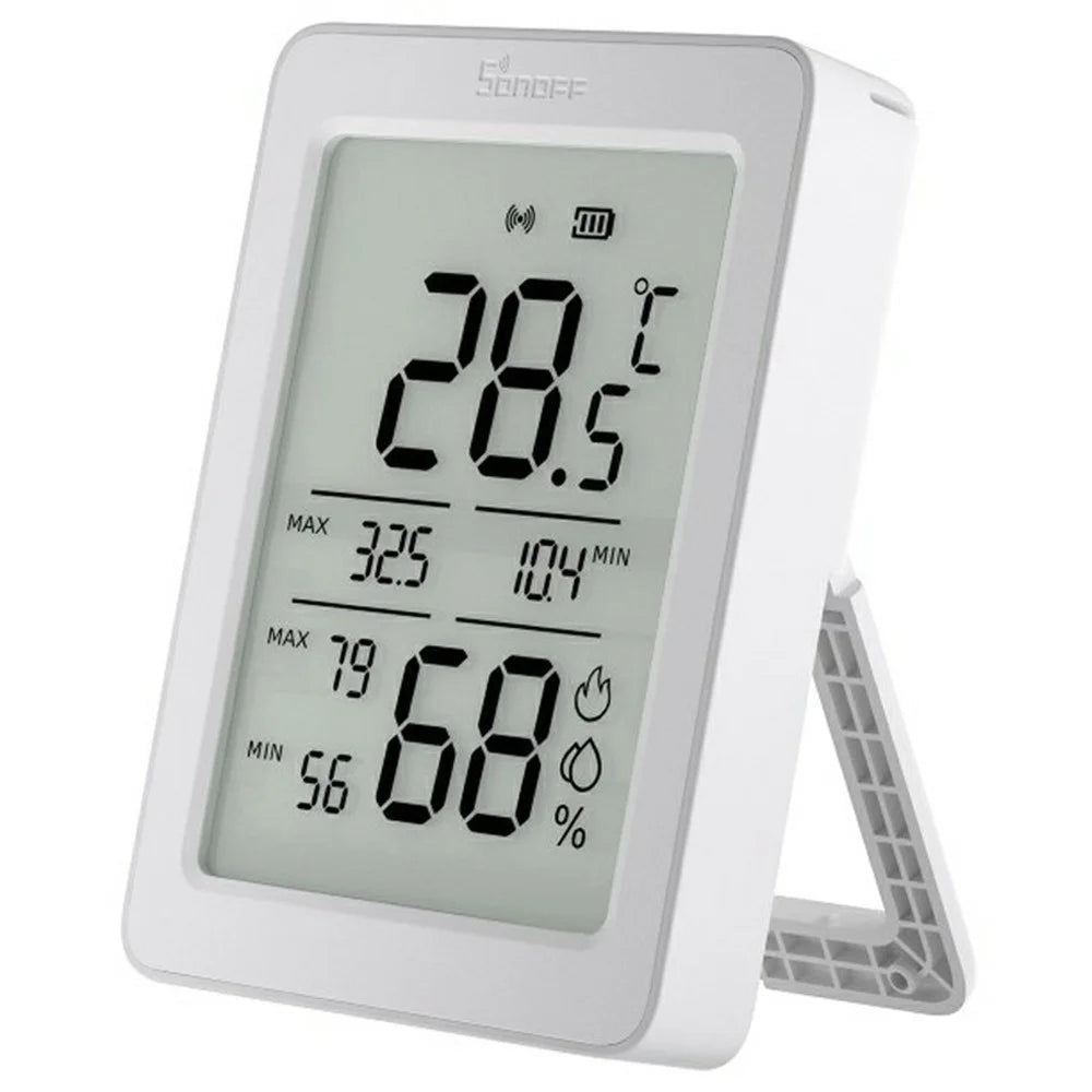 SONOFF SNZB-02DR2 Zigbee Temperature Humidity Sensor 3.6 Inch LCD Display Remote Monitoring Smart Home Integration - White - 1