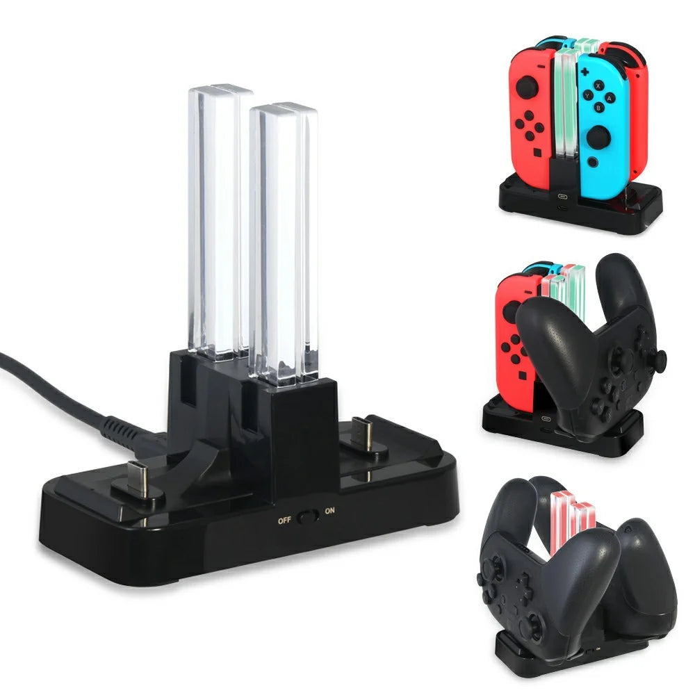 DOBE TNS-1756 Charging Dock Charger Station for Nintendo Switch Joy-con Pro Game Accessories - 1