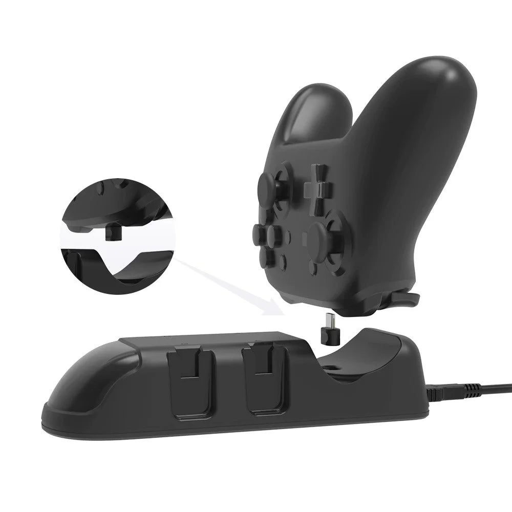 DOBE TNS-0137 5 in 1 Smart Charging Stand for Nintendo Switch Joy-con/Pro Controller - 4