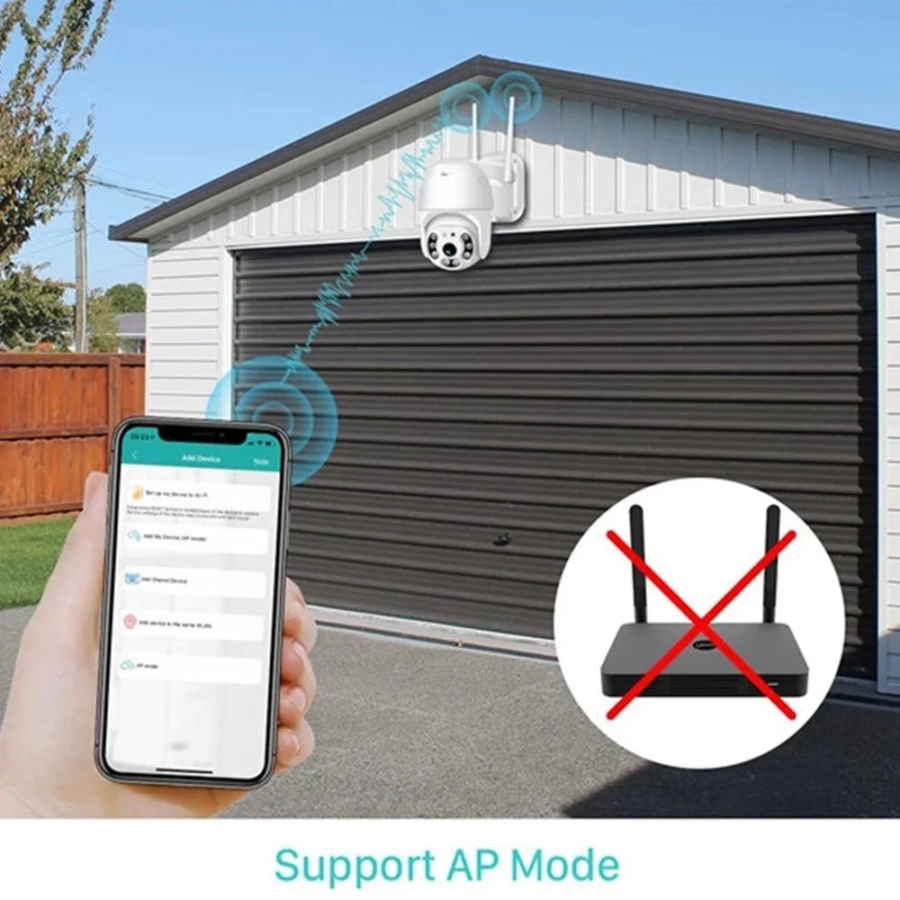BES-P06 Home Security Camera 2MP Cam Motion Detection WiFi CCTV Camera Two-way Audio Funtion Mobile Phone Remote Control - US Plug - 2