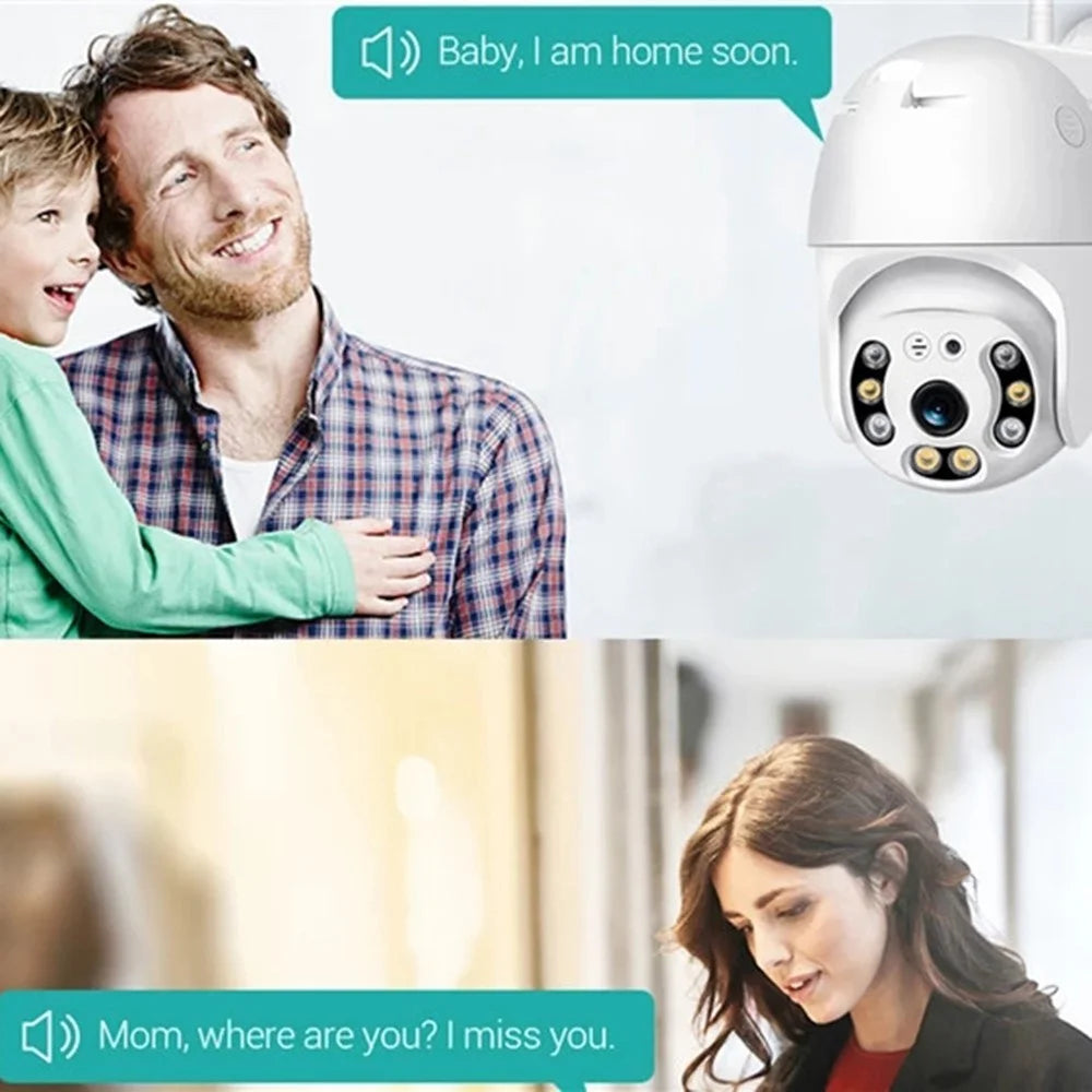 BES-P06 Home Security Camera 2MP Cam Motion Detection WiFi CCTV Camera Two-way Audio Funtion Mobile Phone Remote Control - US Plug - 3