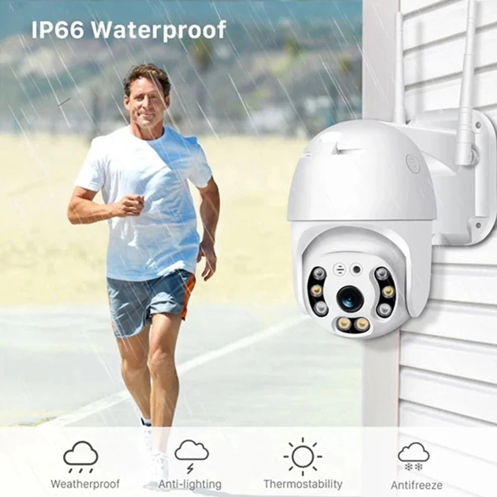 BES-P06 Home Security Camera 2MP Cam Motion Detection WiFi CCTV Camera Two-way Audio Funtion Mobile Phone Remote Control - US Plug - 4