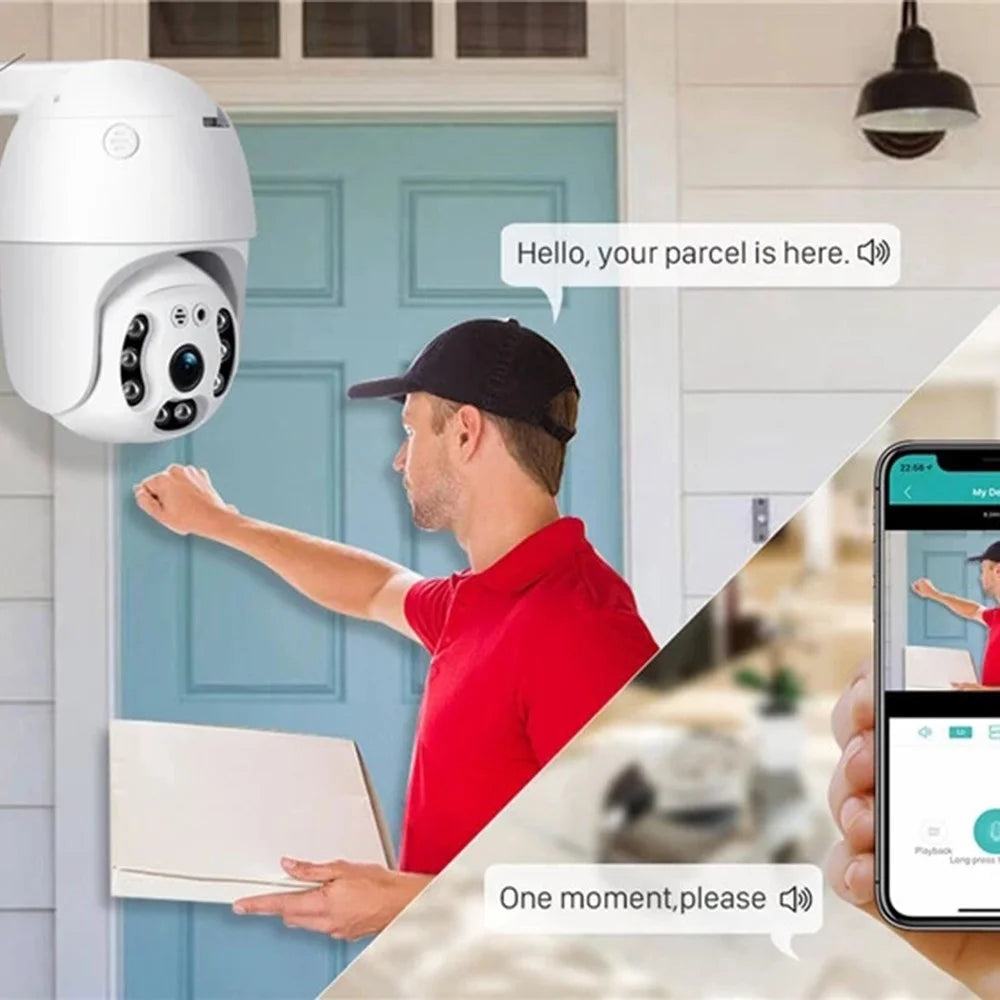 BES-P06 Home Security Camera 2MP Cam Motion Detection WiFi CCTV Camera Two-way Audio Funtion Mobile Phone Remote Control - US Plug - 5