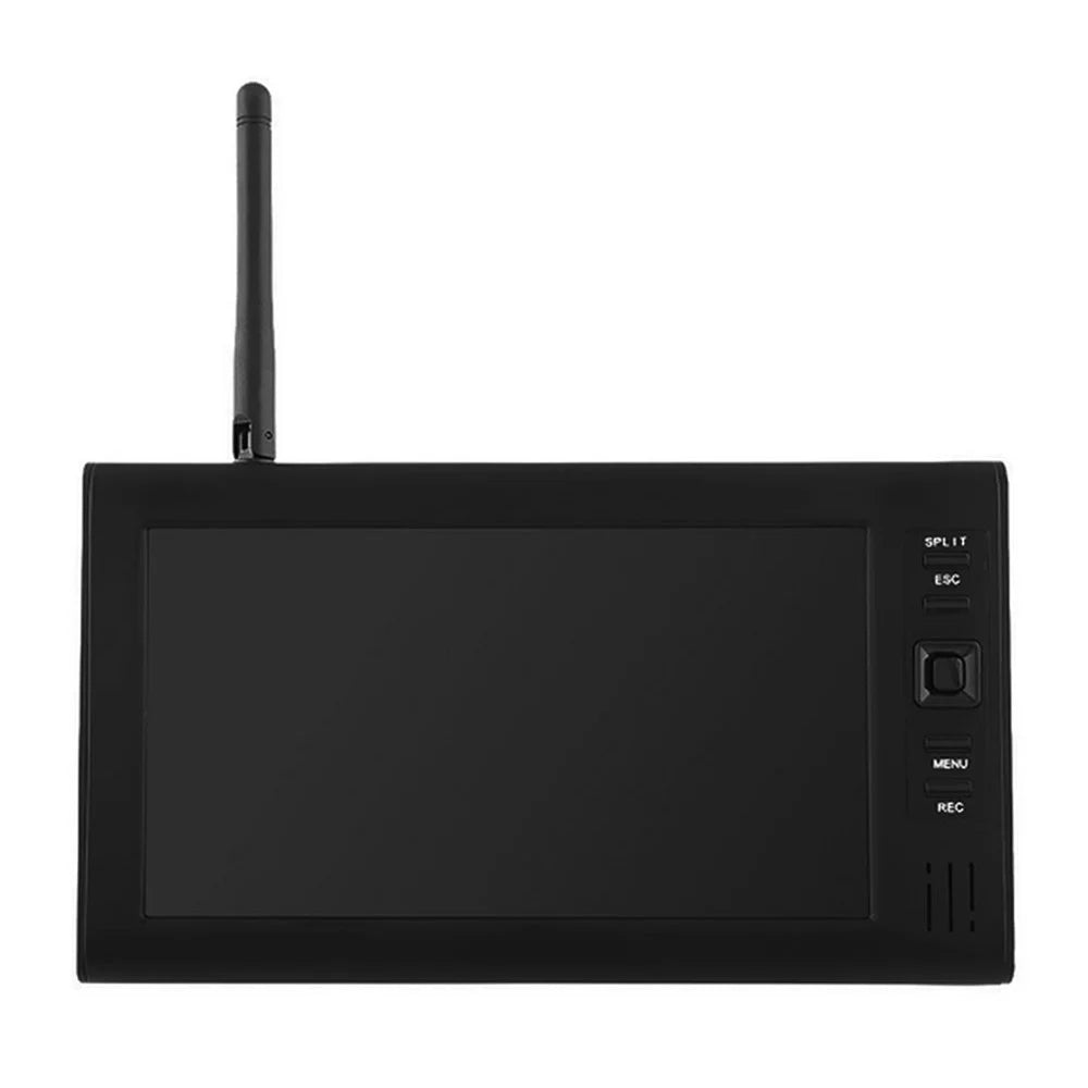602D11 7-inch Four-screen Wireless Monitor with 1 WiFi Security Night Vision Camera, EU Plug - 2