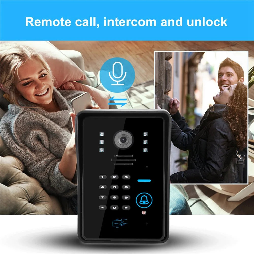 618MJIDS11 EU Plug Outdoor Night Vision P2P WiFi Intercom Video Doorbell - 6