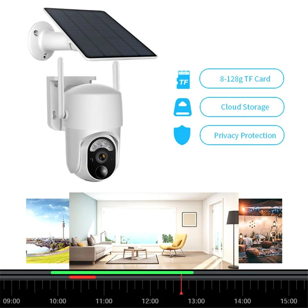 S50 US Version 4G 3MP Security Camera Solar Smart Camera Baby Home Monitor - 5
