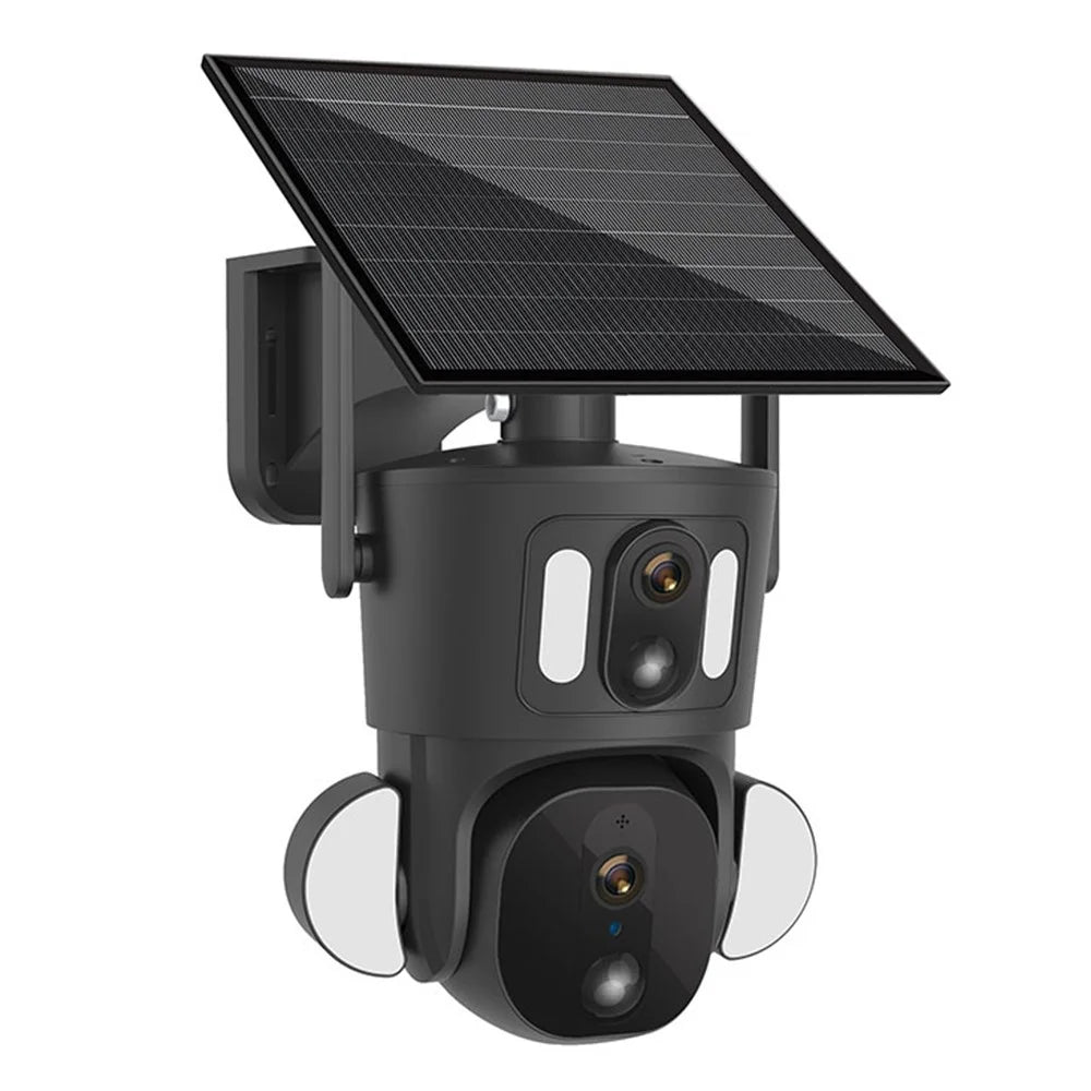 Q32 4K 8MP Dual-Lens Zoom Solar Camera Wireless Monitor Cam, WiFi Version - 6