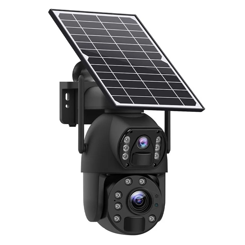 Q59 6MP HD 10X Zoom Dual-Lens Solar-Powered Camera, WiFi Version - 2