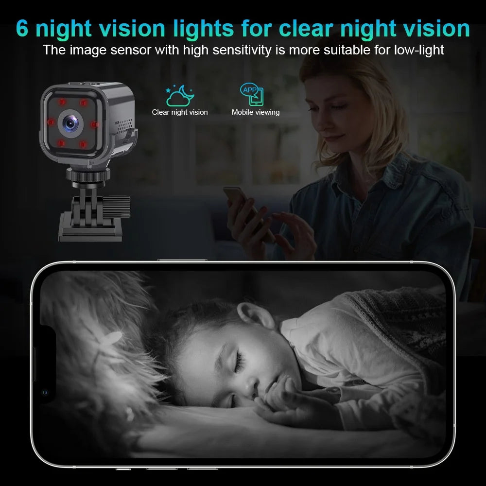 AS03 HD Night Vision Rechargeable Camera Home Security WiFi Camera - 7