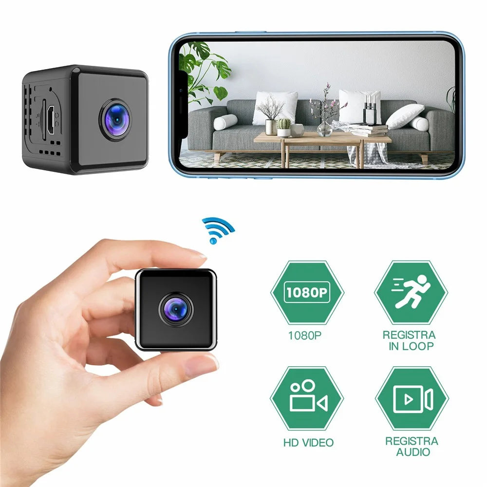 W10 Wireless Security Camera HD Motion Detection Square Infrared Night Vision WiFi Camera - 4